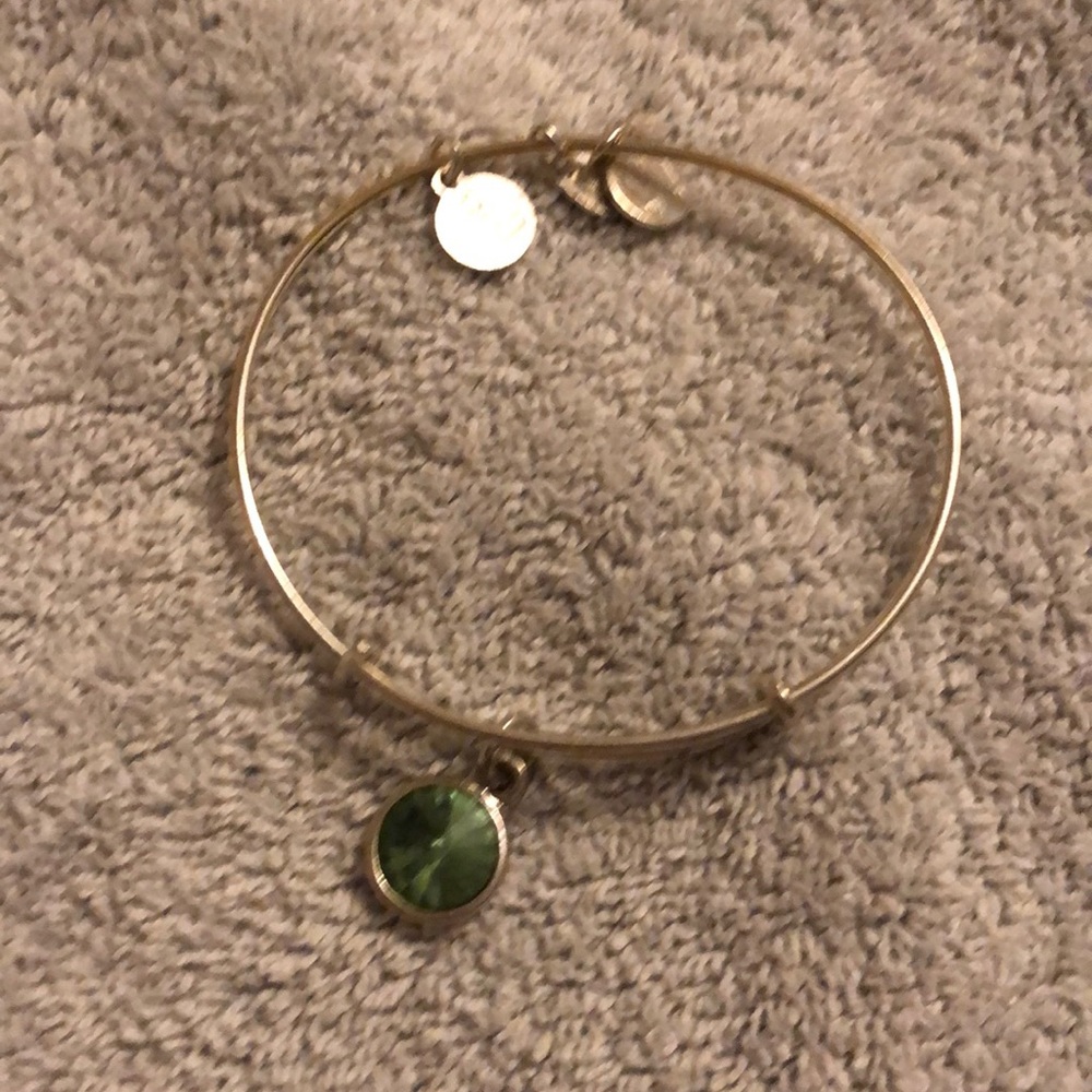 Alex and Ani peridot bangle